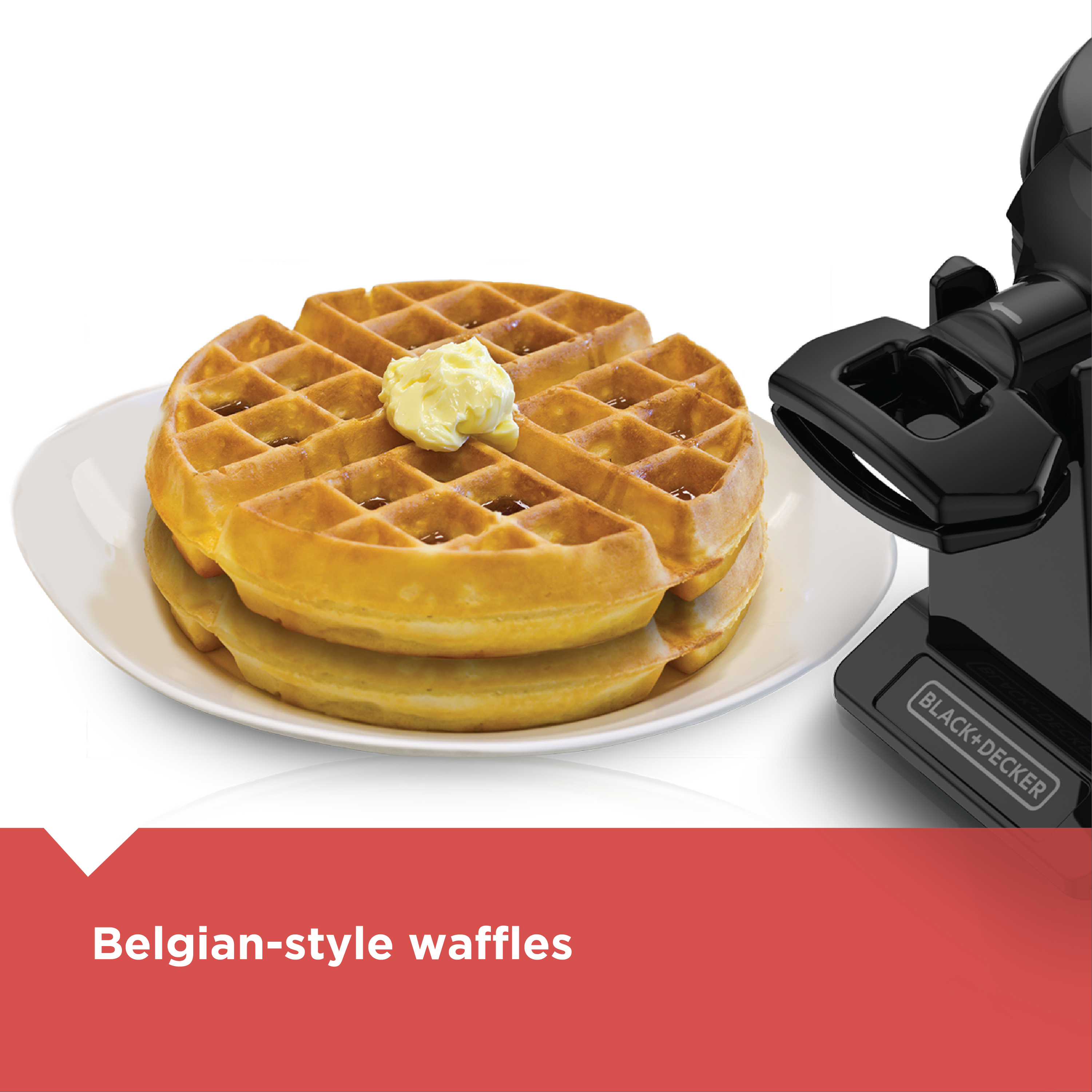 Double Flip Waffle Maker BLACK DECKER